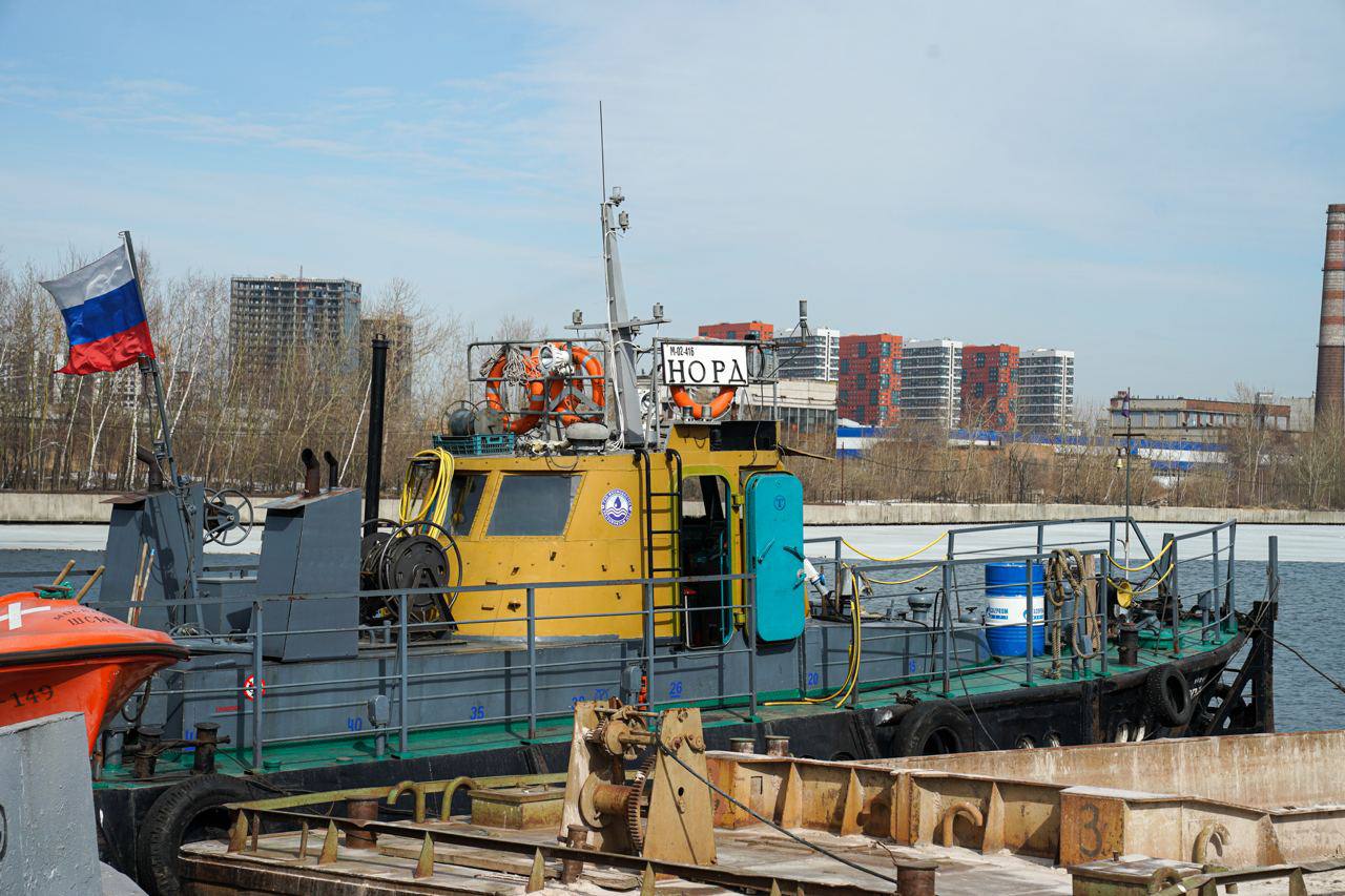 Коммунальный флот Москвы завершает межнавигационные ремонты