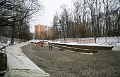 В Москве продолжается реконструкция Медведковского пруда
