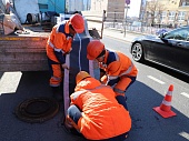 Трубопровод на улице Бутырский вал отреставрировали без разрытий