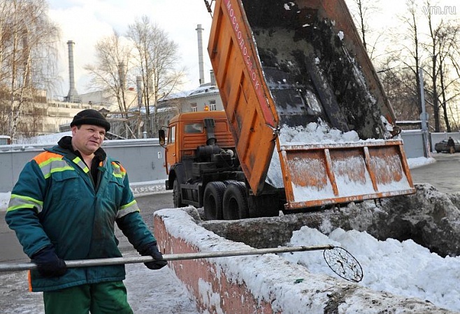 Порядок плавления снега на снегосплавном пункте ГУП "Мосводосток"