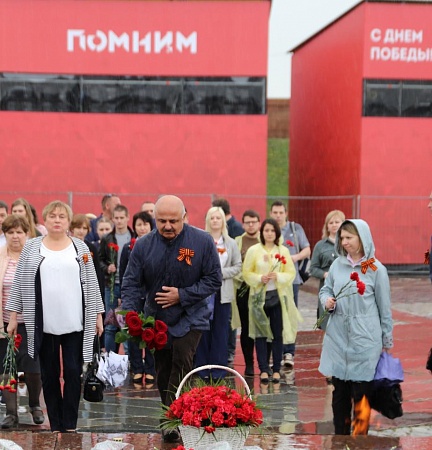 Коллектив ГУП "Мосводосток" почтил память всех павших в годы Великой Отечественной войны