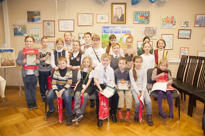 ГУП «Мосводосток» организовал конкурс детского рисунка сразу в двух  городских школах.
